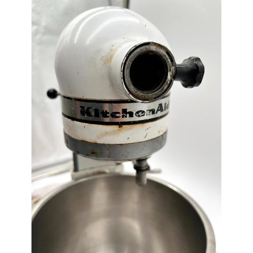 Vintage KitchenAid Hobart K5-A Electric Standalone Mixer 5qt‎ White 300W